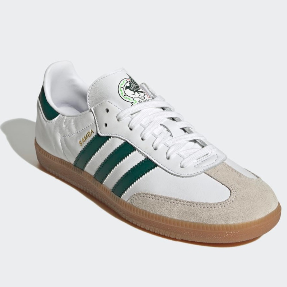 adidas Samba x Mexico White/ College Green - HQ7036 -SAME DAY SHIPPING